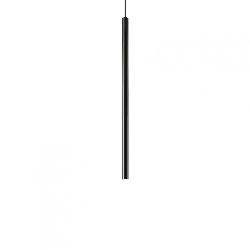 Ideal Lux ULTRATHIN SP D040 ROUND DALI/PUSH NERO Mod. 321813 Lampada A Sospensione 1 Luce