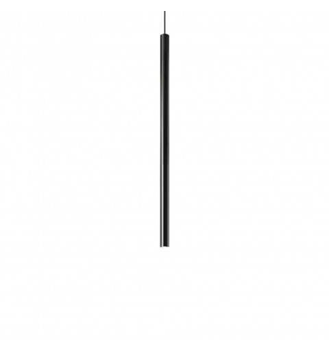 Ideal Lux ULTRATHIN SP D040 ROUND ON-OFF NERO Mod. 156699 Lampada A Sospensione 1 Luce