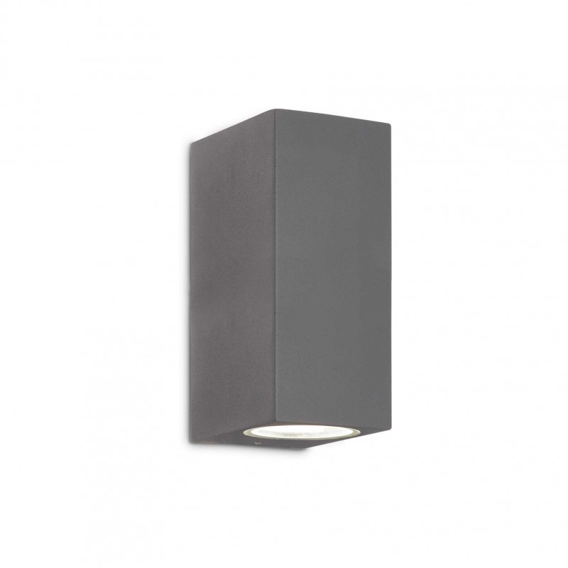 Ideal Lux UP AP2 ANTRACITE Mod. 115337 Lampada Da Parete 2 Luci