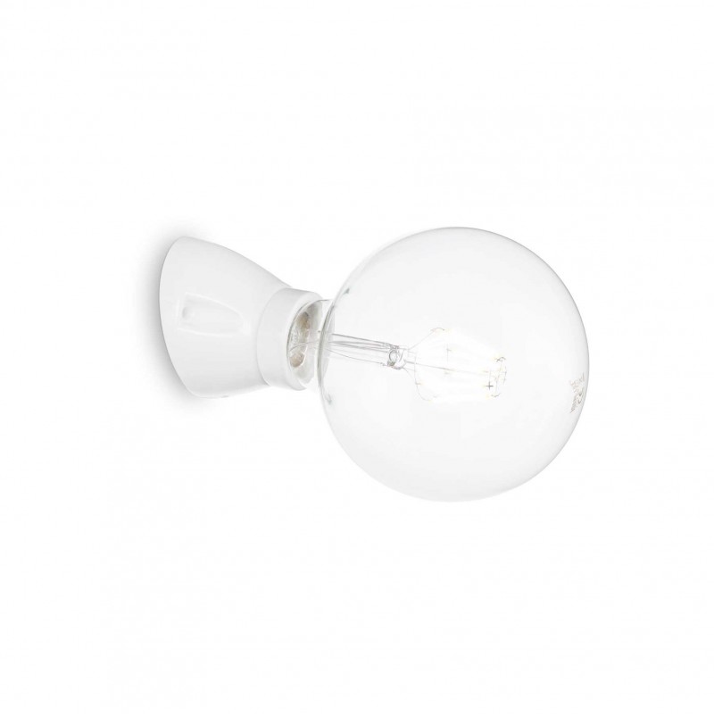 Ideal Lux WINERY AP1 BIANCO Mod. 180298 Lampada Da Parete 1 Luce