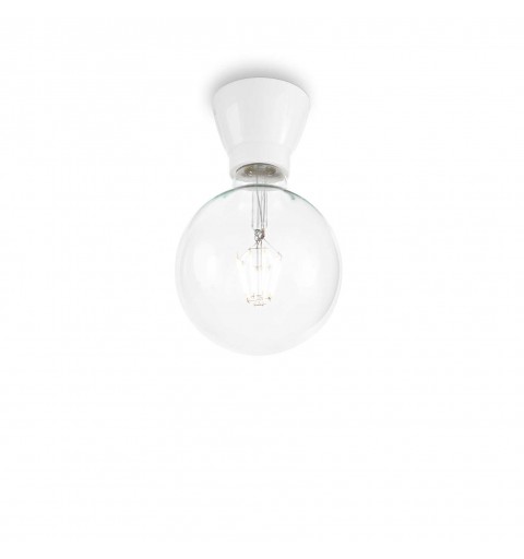 Ideal Lux WINERY PL1 BIANCO Mod. 155227 Lampada Da Soffitto 1 Luce