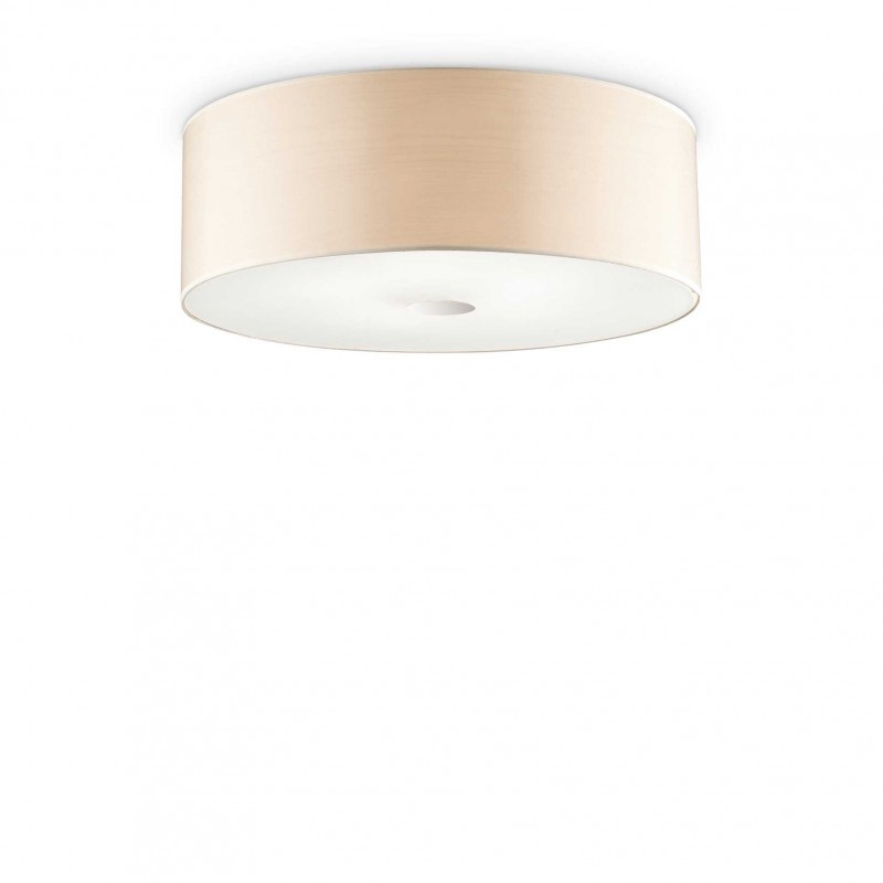 Ideal Lux WOODY PL5 WOOD Mod. 090863 Lampada Da Soffitto 5 Luci