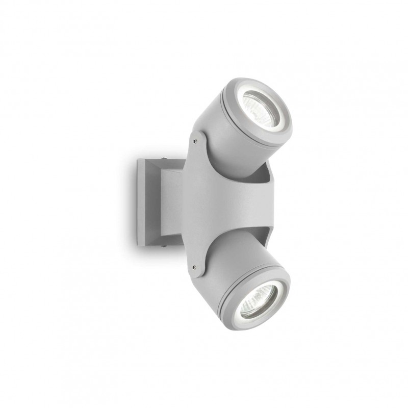 Ideal Lux XENO PL2 GRIGIO Mod. 129518 Lampada Da Soffitto 2 Luci