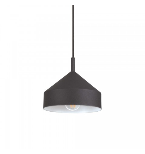 Ideal Lux YURTA SP1 D21 NERO Mod. 281568 Lampada A Sospensione 1 Luce