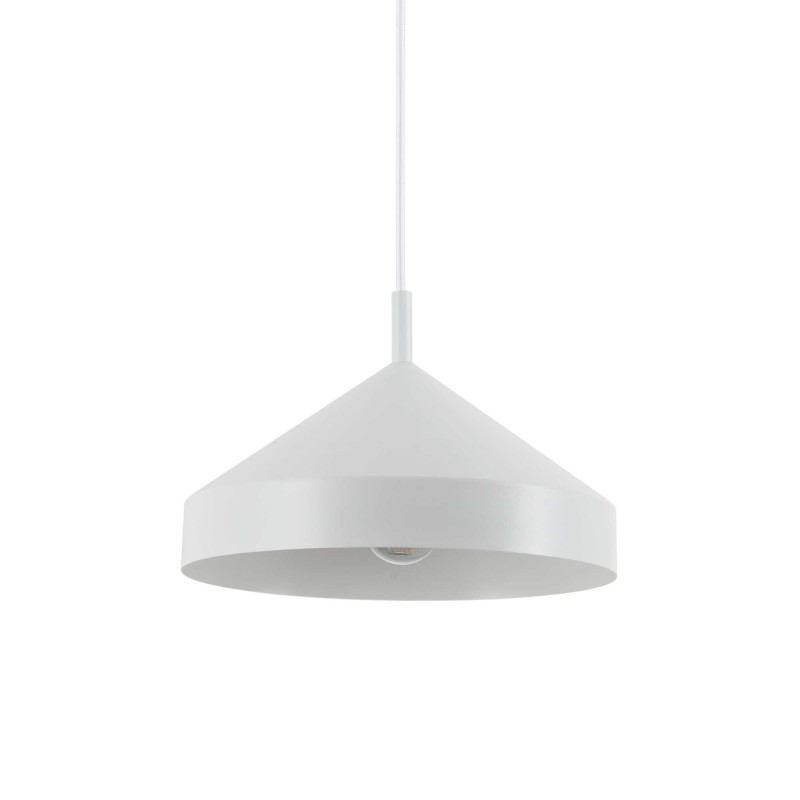 Ideal Lux YURTA SP1 D30 BIANCO Mod. 285153 Lampada A Sospensione 1 Luce