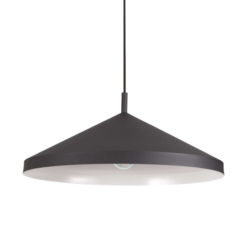 Ideal Lux YURTA SP1 D50 NERO Mod. 281582 Lampada A Sospensione 1 Luce