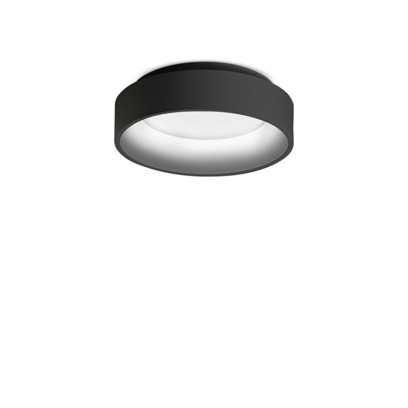 Ideal Lux ZIGGY PL D030 NERO Mod. 293769 Lampada Da Soffitto 1 Luce Ideal Lux ZIGGY PL D030 NERO Mod. 293769 Lampada Da Soffitto 1 Luce