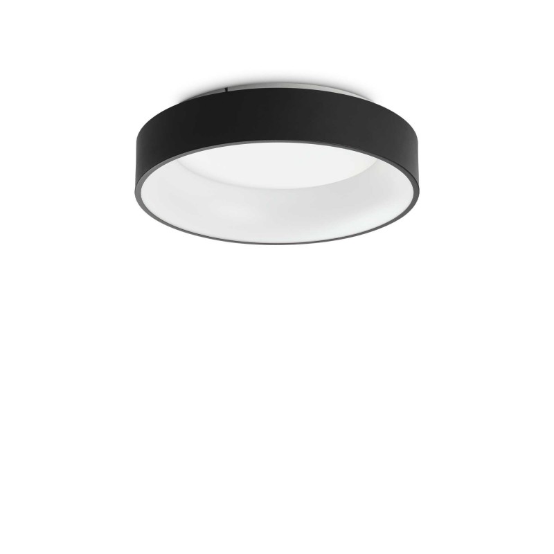 Ideal Lux ZIGGY PL D045 NERO Mod. 307206 Lampada Da Soffitto 1 Luce