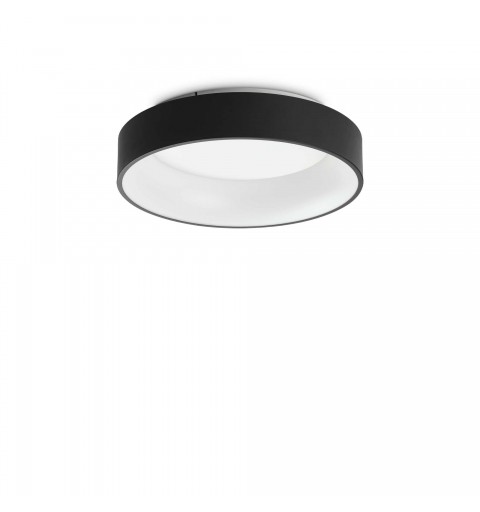 Ideal Lux ZIGGY PL D045 NERO Mod. 307206 Lampada Da Soffitto 1 Luce