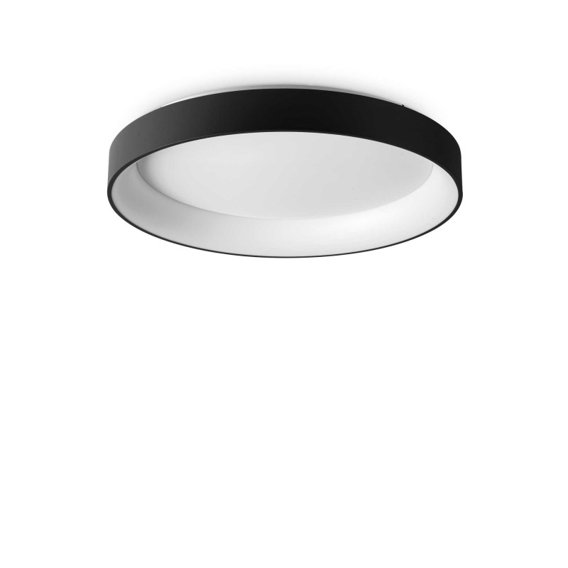 Ideal Lux ZIGGY PL D080 NERO Mod. 321615 Lampada Da Soffitto 1 Luce