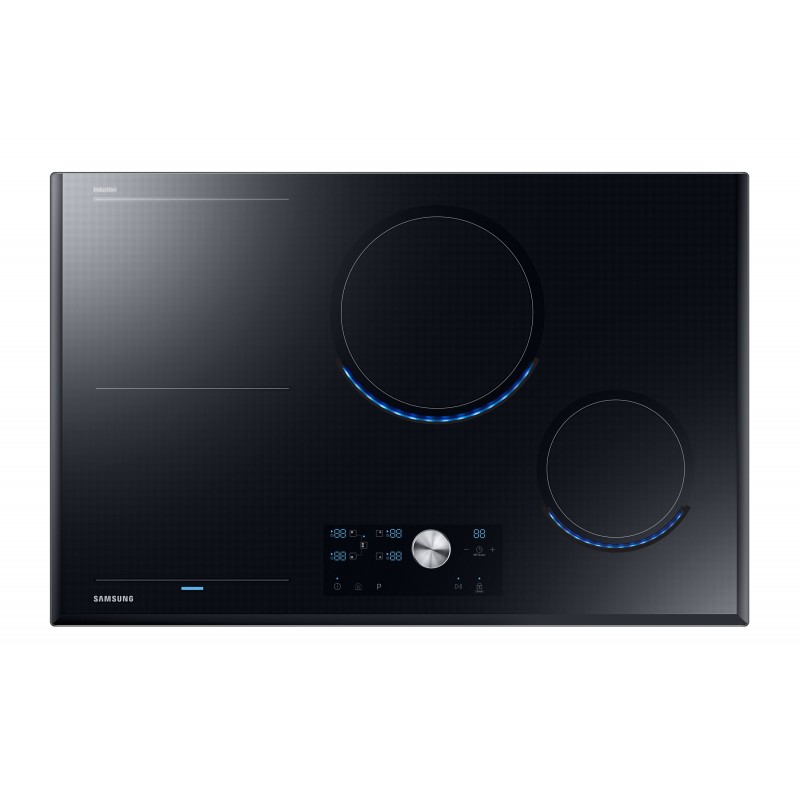 Samsung NZ84T9770EK Black Built-in 80 cm Zone induction hob 4 zone(s)