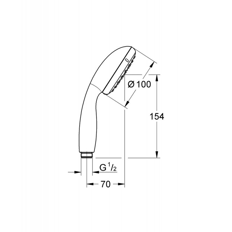 GROHE Vitalio Start 100 support de douche