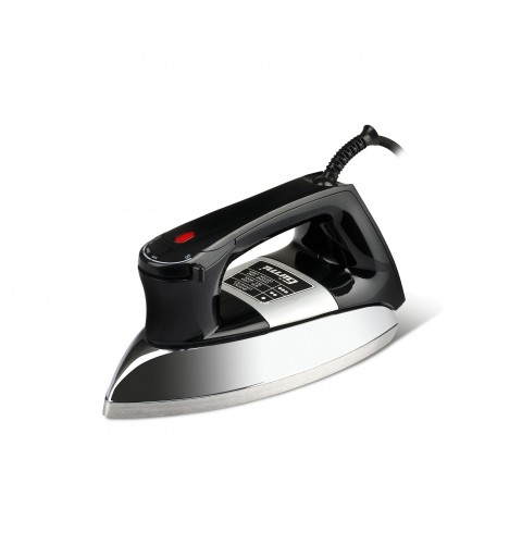 Girmi ST91 Dry iron Aluminium soleplate 900 W Black, Metallic