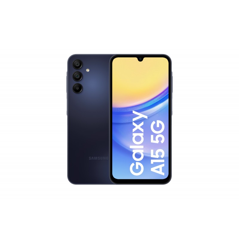 Samsung Galaxy SM-A156B 16,5 cm (6.5") Ranura híbrida Dual SIM Android 14 5G USB Tipo C 4 GB 128 GB 5000 mAh Negro, Azul