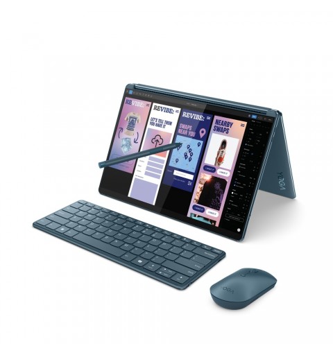 Lenovo Yoga Book 9 13IMU9 Híbrido (2-en-1) 5,08 cm (2") Pantalla táctil 2.8K Intel Core Ultra 7 155U 32 GB LPDDR5x-SDRAM 1 TB