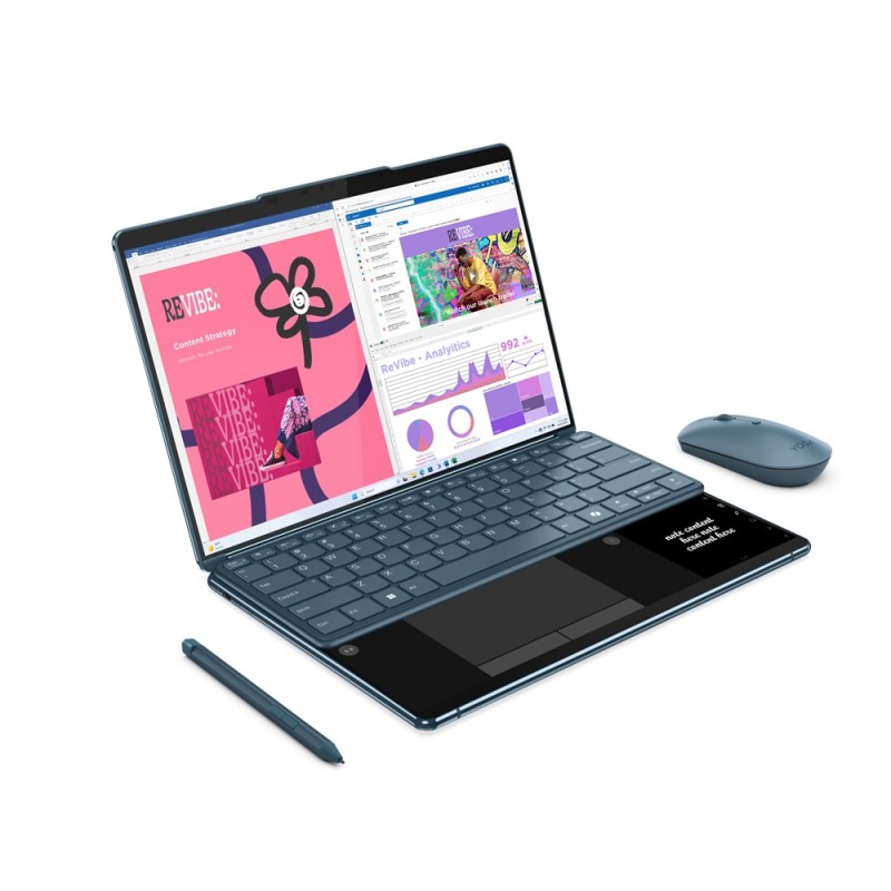 Lenovo Yoga Book 9 13IMU9 Híbrido (2-en-1) 5,08 cm (2") Pantalla táctil 2.8K Intel Core Ultra 7 155U 32 GB LPDDR5x-SDRAM 1 TB