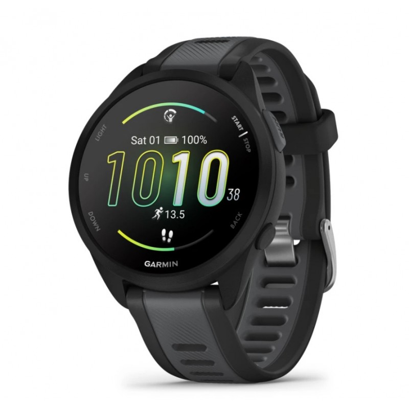 Garmin Forerunner 165 3,05 cm (1.2") AMOLED Digital 390 x 390 Pixel Touchscreen Schwarz GPS