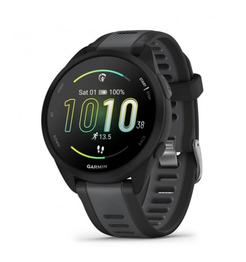 Garmin Forerunner 165 3,05 cm (1.2") AMOLED Digitale 390 x 390 Pixel Touch screen Nero GPS (satellitare)