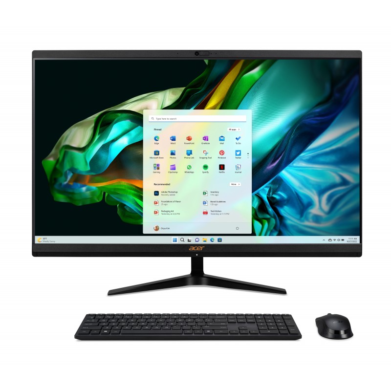 Acer Aspire C27-1800 Intel® Core™ i5 i5-12450H 68.6 cm (27") 1920 x 1080 pixels All-in-One PC 8 GB DDR4-SDRAM 512 GB SSD