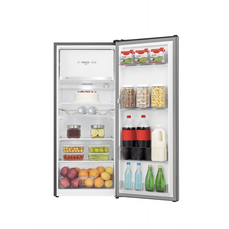 Hisense RR220D4BDE frigo combine Pose libre 165 L E Argent