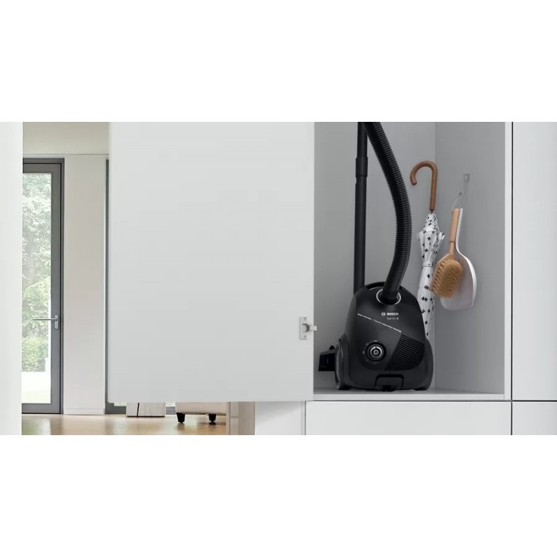 Bosch Serie 2 BGLS2BA1 aspiradora 3,5 L Aspiradora cilíndrica Secar 600 W Bolsa para el polvo