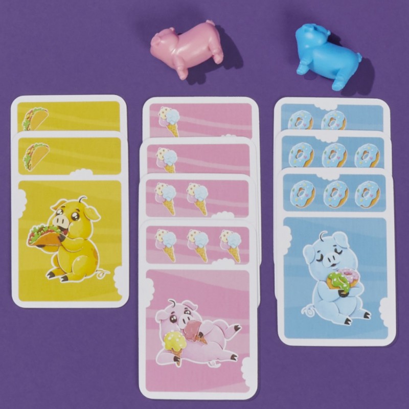 Hasbro Gaming Piggy Piggy, gioco di carte divertente per famiglie, da 2 a 6 giocatori, dai 7 anni in su