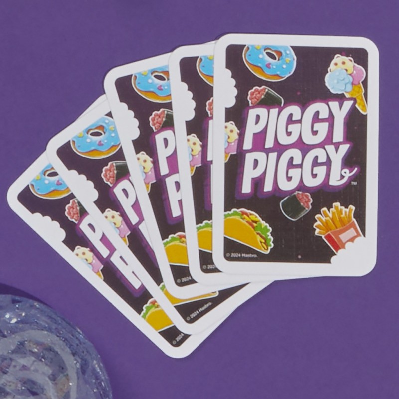 Hasbro Gaming Piggy Piggy, gioco di carte divertente per famiglie, da 2 a 6 giocatori, dai 7 anni in su