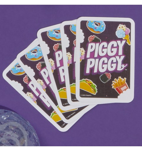 Hasbro Gaming Piggy Piggy, gioco di carte divertente per famiglie, da 2 a 6 giocatori, dai 7 anni in su