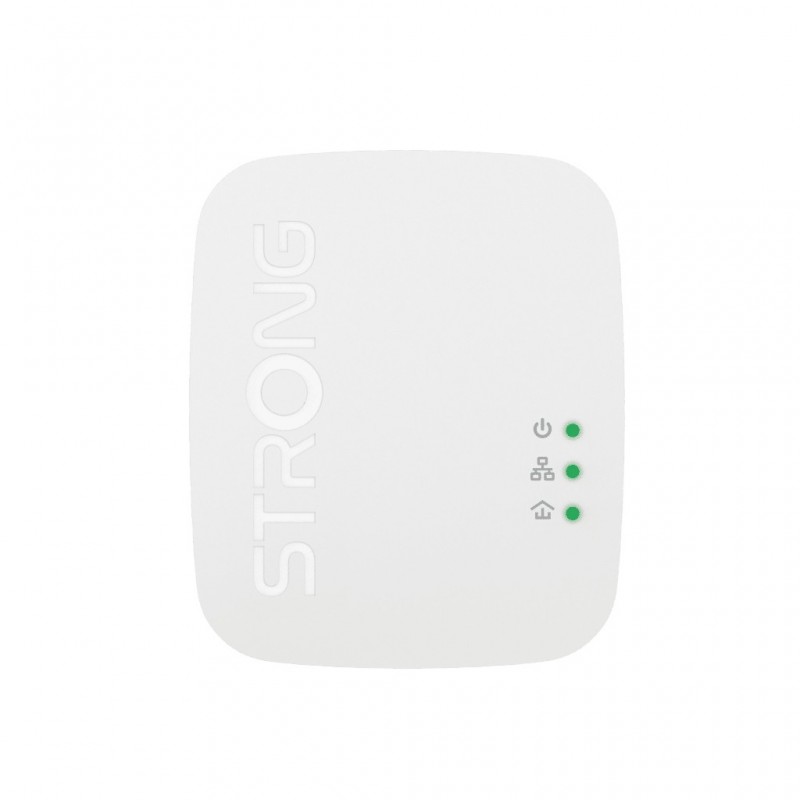 Strong POWERLWF600DUOMINI adaptador de red PowerLine 600 Mbit s Ethernet Wifi Blanco 2 pieza(s)