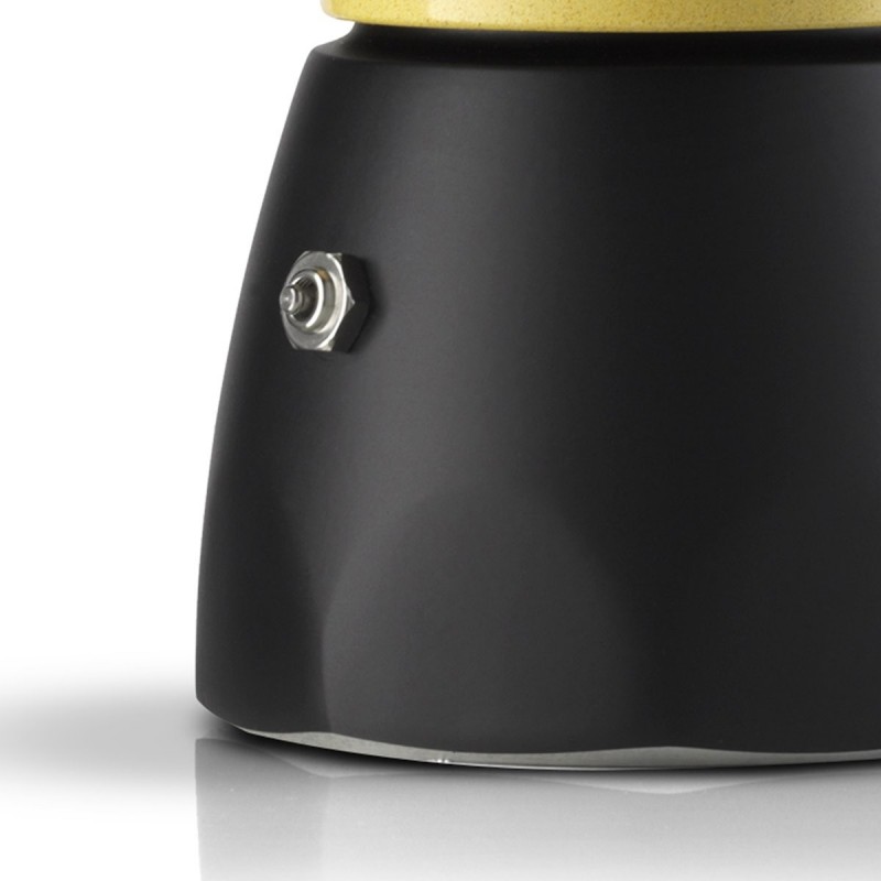 Bialetti Orzo Express Cafetera italiana Negro, Amarillo