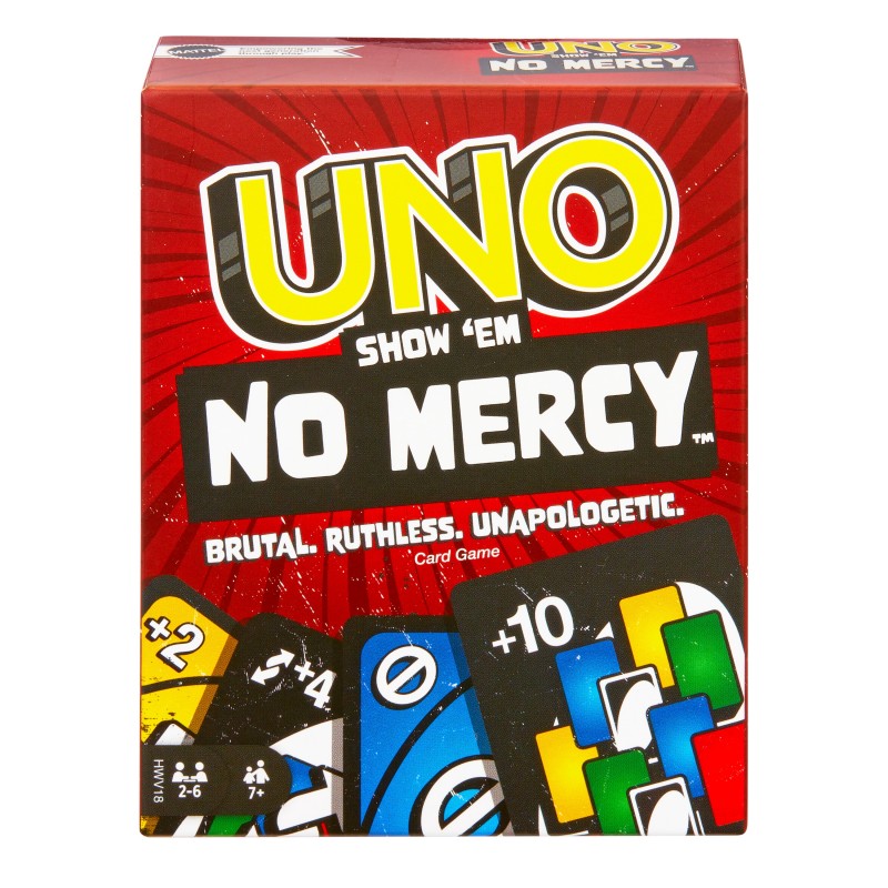 Games HWV18 gioco da tavolo UNO Show 'em No Mercy Carta da gioco Sostituzione