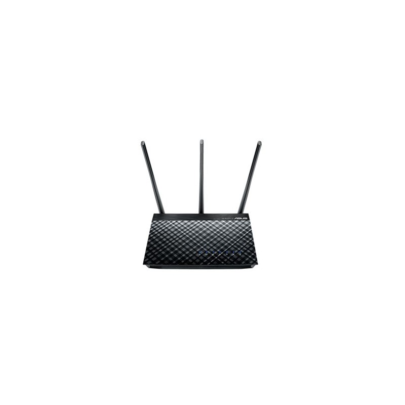 ASUS DSL-AC750 router wireless Gigabit Ethernet Dual-band (2.4 GHz 5 GHz) Nero