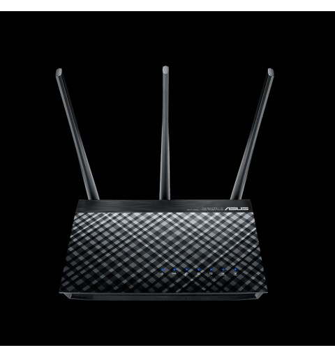 ASUS DSL-AC750 WLAN-Router Gigabit Ethernet Dual-Band (2,4 GHz 5 GHz) Schwarz