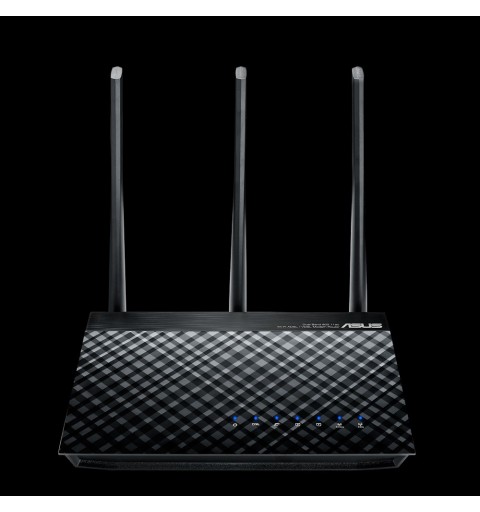 ASUS DSL-AC750 router wireless Gigabit Ethernet Dual-band (2.4 GHz 5 GHz) Nero