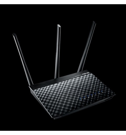 ASUS DSL-AC750 WLAN-Router Gigabit Ethernet Dual-Band (2,4 GHz 5 GHz) Schwarz