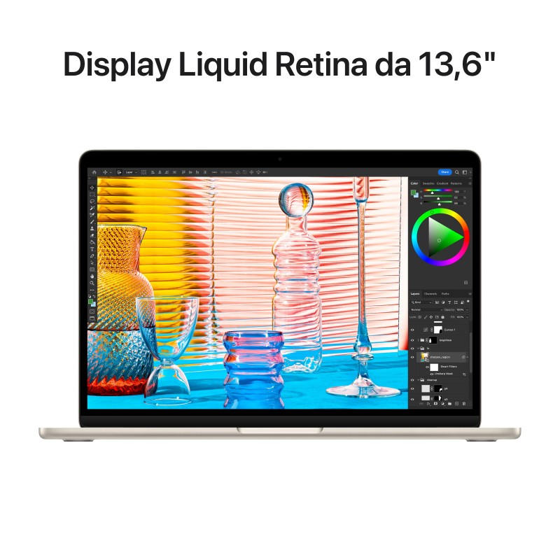 Apple MacBook Air Laptop 34,5 cm (13.6") Apple M M2 8 GB 512 GB SSD Wi-Fi 6 (802.11ax) macOS Monterey Roségold