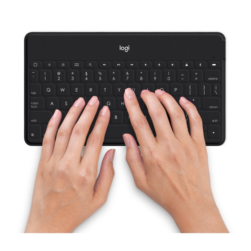 Logitech Keys-To-Go Nero Bluetooth QWERTY Italiano