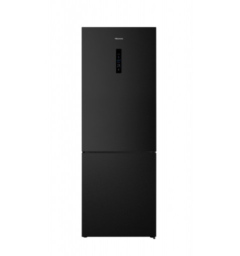 Hisense RB645N4BFE fridge-freezer Freestanding 495 L E Black