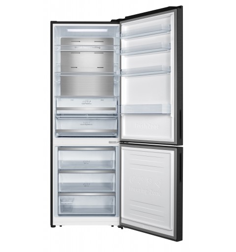 Hisense RB645N4BFE fridge-freezer Freestanding 495 L E Black