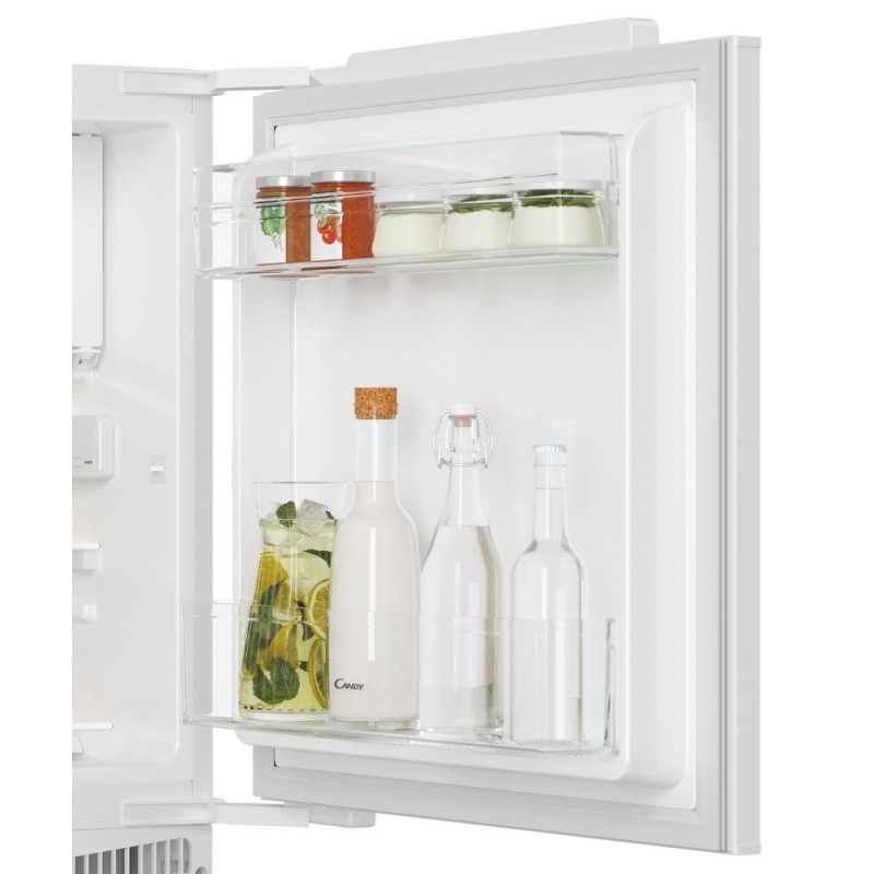 Candy CM4SE68W frigo combine Intégré 111 L E Blanc