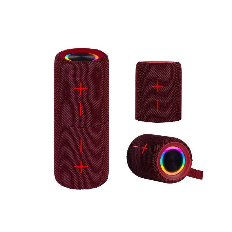 Trevi XR JUMP ALTOPARLANTE 2×10W WIRELESS MICRO SD AUX-IN IPX5 XR 8A44 DOUBLE ROSSO
