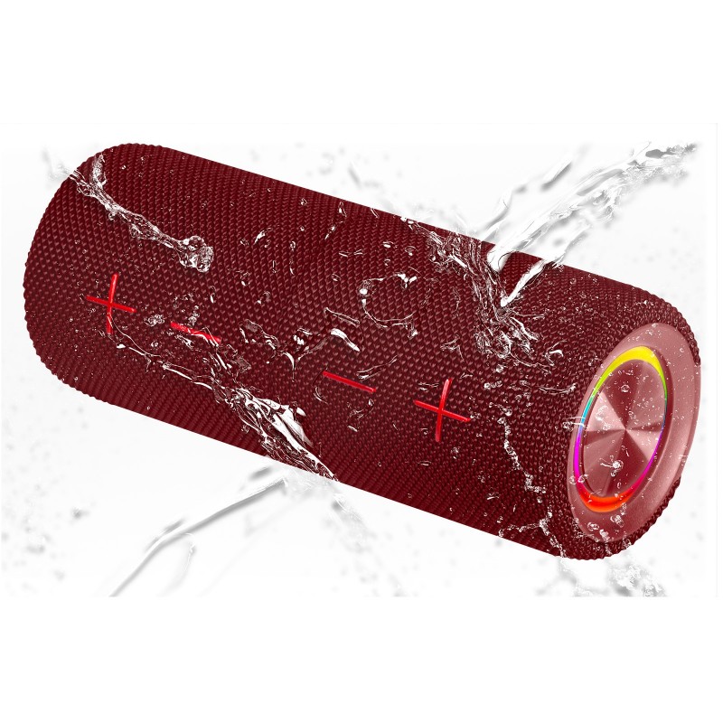 Trevi XR JUMP ALTOPARLANTE 2×10W WIRELESS MICRO SD AUX-IN IPX5 XR 8A44 DOUBLE ROSSO