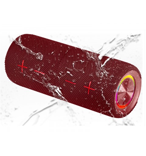 Trevi XR JUMP ALTOPARLANTE 2×10W WIRELESS MICRO SD AUX-IN IPX5 XR 8A44 DOUBLE ROSSO