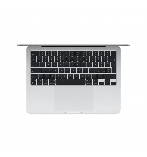 Apple MacBook Air Laptop 34,5 cm (13.6") Apple M M3 8 GB 256 GB SSD Wi-Fi 6E (802.11ax) macOS Sonoma Silber