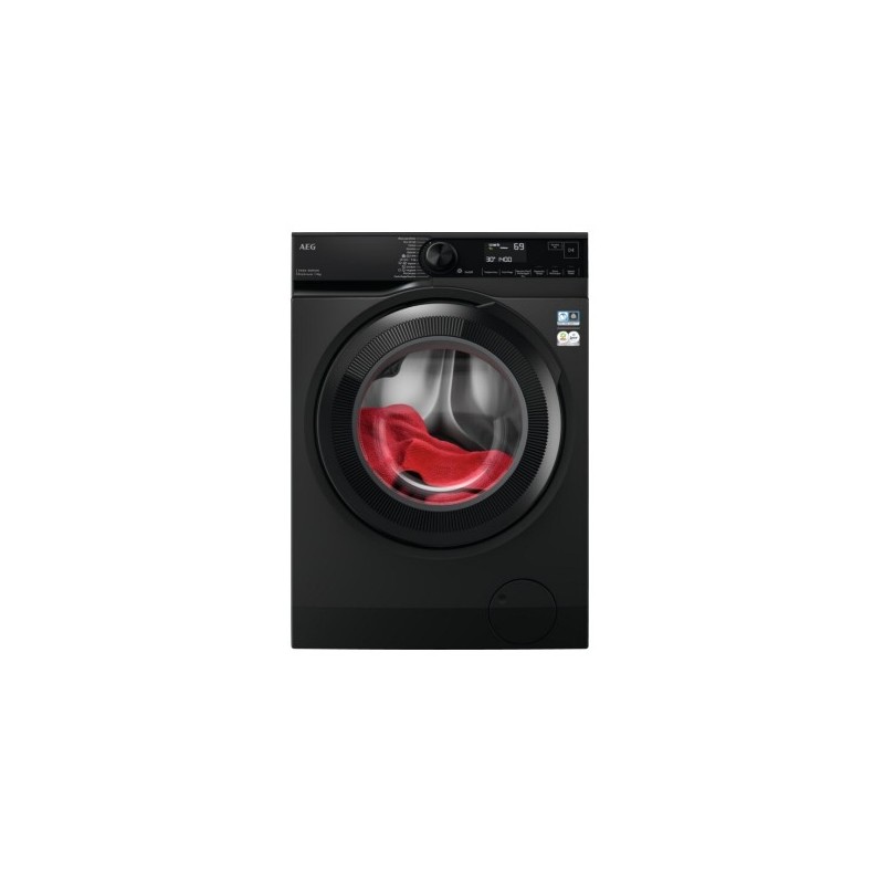 AEG LR7BLACK washing machine Front-load 9 kg 1351 RPM Black