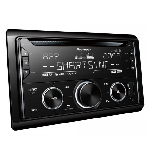 Pioneer FH-S820DAB car media receiver Black 200 W Bluetooth