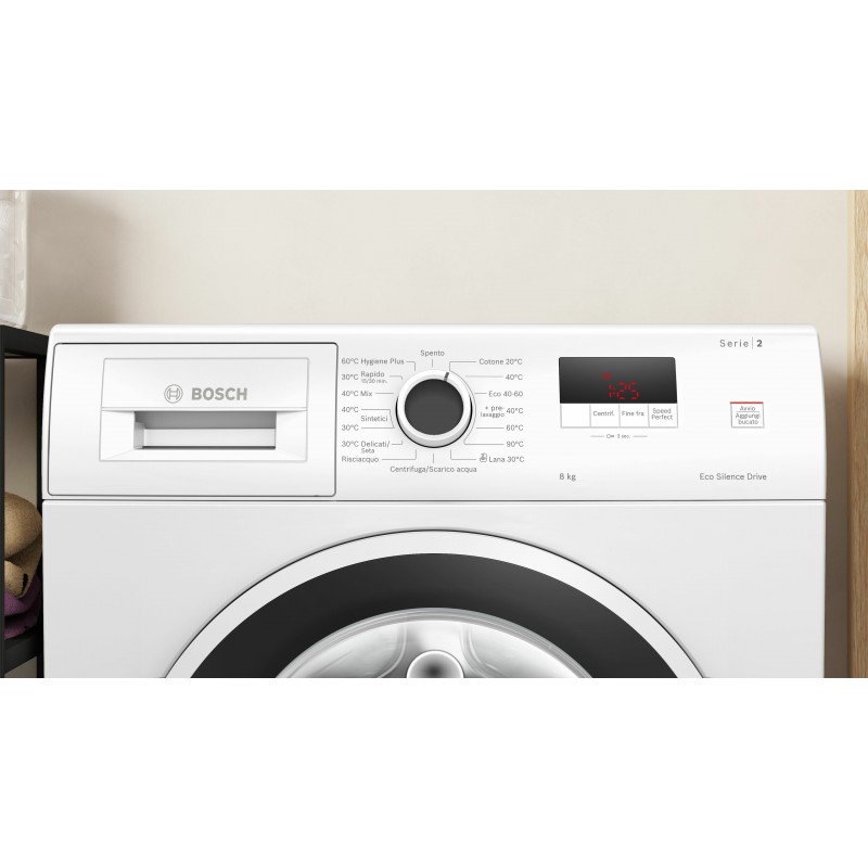 Bosch Serie 2 WGE03200IT lavatrice Caricamento frontale 8 kg 1400 Giri min Bianco