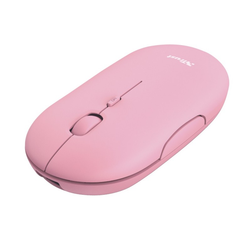 Trust Puck mouse Ambidestro RF senza fili + Bluetooth Ottico 1600 DPI