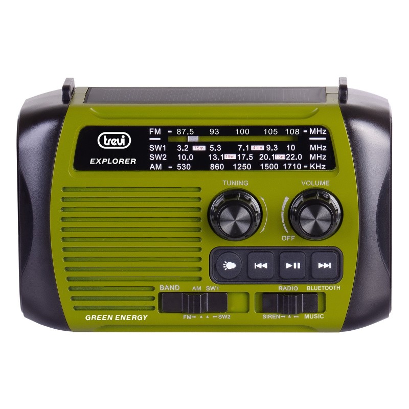 Trevi RA 7F30 BT Portable Analog Black, Green