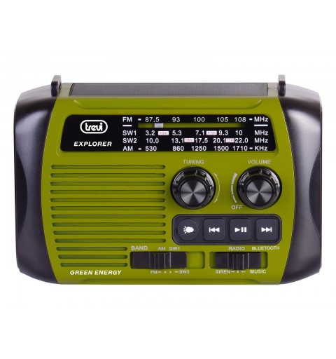 Trevi RA 7F30 BT Portable Analog Black, Green